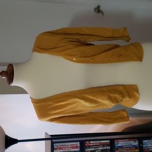 *4 for $20* Cute Mustard cardigan